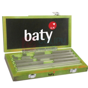 BATY 12件套卡尺专用钢制量块 GM5-900-348 适用的千分尺0~150mm 0~200mm 0~300mm