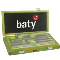 BATY 12件套卡尺专用钢制量块 GM5-900-348 适用的千分尺0~150mm 0~200mm 0~300mm