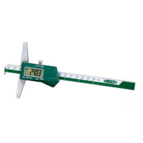 英示 INSIZE 带钩数显深度尺 1142-200A-A10B3-DZ 量程0-200mm;分辨率0.01mm 含第三方检测报告
