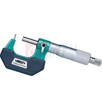 英示 INSIZE 管壁厚千分尺 3261-25BAC 量程0-25mm;分辨率0.01mm 含第三方检测报告