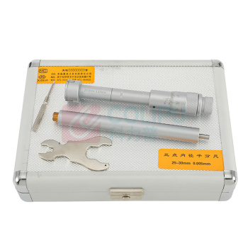 青量 三点内径千分尺三爪数显机械加长杆 62-75mm 接长杆150