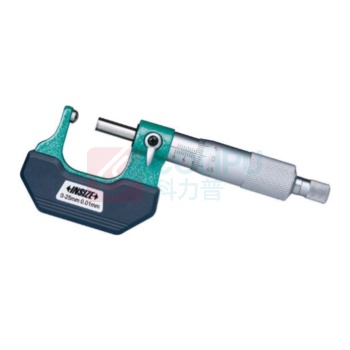 英示 INSIZE 管壁厚千分尺(B型, 不配标准杆) 3260-25SAC 0-25mm (两端球面)