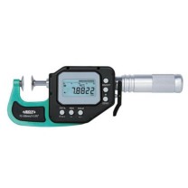英示 INSIZE 高精度快速数显盘形千分尺 3353-100 75-100mm 可传输数据 带校对杆 数显公法线千分尺 带外检