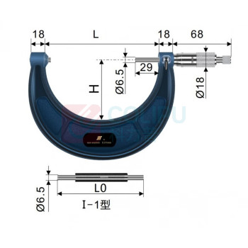 成量 外径千分尺 测量范围100-125mm 分度值0.01mm 精度0.006mm  起订量1发货