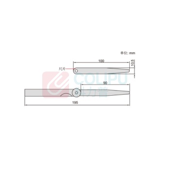 英示 塞尺 4602-17-J 0.02-1.00mm/17pcs (含第三方检测费)