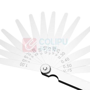 上工 塞尺 0.05-1.00mm 14件 高速钢