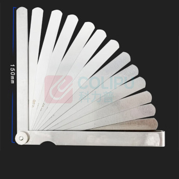晶花 塞尺 150mm*14片 0.05-1.0mm 精度:0.05mm 不含检测费用