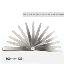 晶花 塞尺 100mm*13片 0.05-1mm/精度0.01mm 不含检测费用