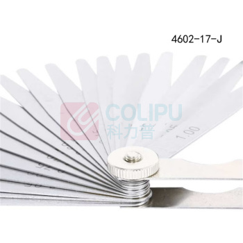 英示 INSIZE 塞尺 4602-17-J型 0.02-1.00mm 片长100mm 17pcs 不包含第三方检测