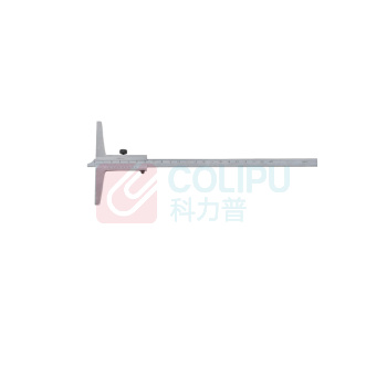 Format 游标深度尺 40760150 150mm/0.05mm, 桥长100mm