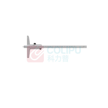 Format 游标深度尺 40770300 300mm/0.05mm, 桥长150mm