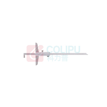 Format 游标深度尺 40780200 200mm/0.05mm, 桥长100mm