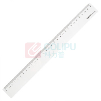得力 deli 直尺 6230型 塑料直尺 30cm 1把