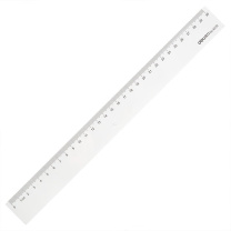 得力 deli 直尺 6230型 塑料直尺 30cm 1把