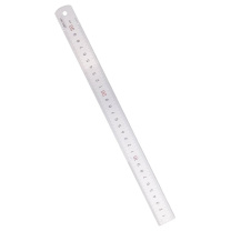 得力 deli 钢直尺 DL8030 30CM (银色)