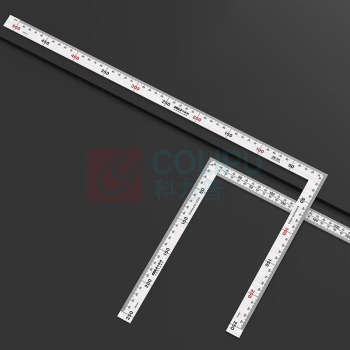 卡西洛 高精度直角尺90度 1000*305*40mm 不锈钢(铝合金底座)