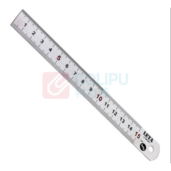 勒塔 LETA 不锈钢直尺 LT-MT501 15cm (银色)