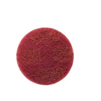 3M 圆形背绒百洁布 7447 5” (红色) 1片