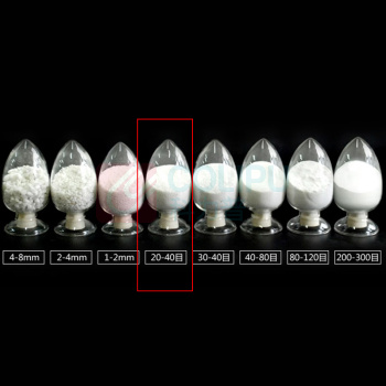 极一 白石英砂 20-40目 50斤/袋