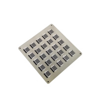 璐克斯 不锈钢掩膜片 掩膜片厚度500um 开孔加工精度±100um 以施工图为准 货期15天
