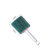 3M 百洁布飞翼轮磨头 6*25mm (绿色)