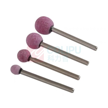 益鑫 红刚玉球型打磨头 3mm*8mm