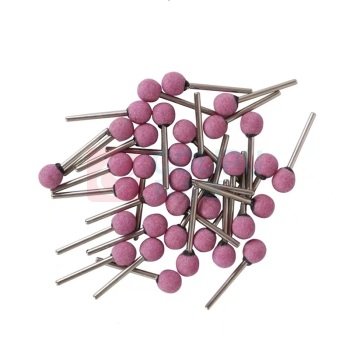 益鑫 红刚玉球型打磨头 3mm*8mm
