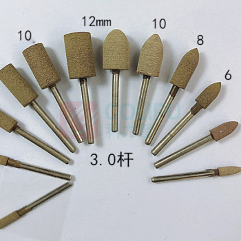 峰力耐 芝麻磨头 圆柱3*10mm