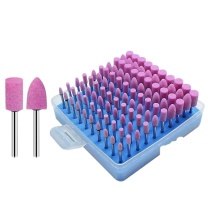 金信 磨头 3mm 红刚玉 圆柱型;椭圆尖 100支/盒
