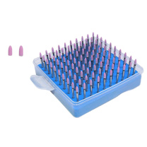 金信 磨头 红刚玉 3mm 椭圆尖 100支/盒