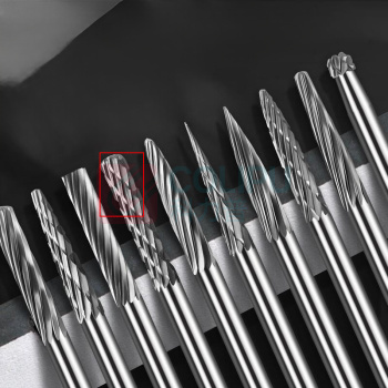 极一 硬质合金旋转锉 A3 (双槽) 3*3mm