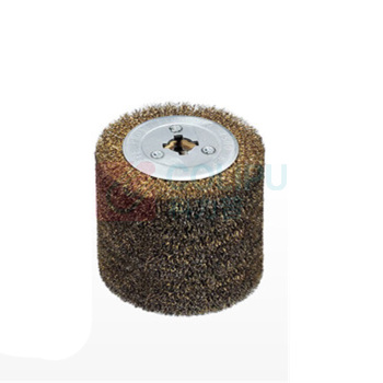 德韵 钢丝轮 DY-233WM-R-001 直径 120mm 孔径 19mm 长度100mm 重量1600g 粒度0.3mm