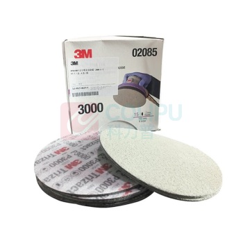 3M 金字塔海绵砂纸 打磨机磨机海绵缓冲垫 02085 6寸3000# 15片/盒