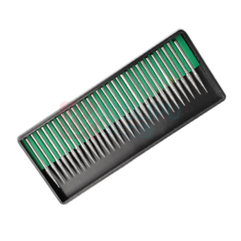 智探政物 黑盒磨针金刚砂磨针金刚石磨头 柄径3MM 30只/盒 全长45MM