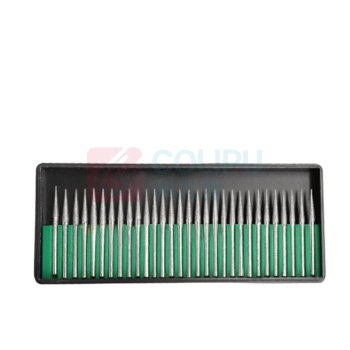 智探政物 黑盒磨针金刚砂磨针金刚石磨头 柄径3MM 30只/盒 全长45MM