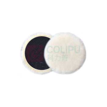 3M 羊毛抛光球 85078 3寸 76mm 10个/包  长细毛背绒优质毛球 面漆抛光打磨打蜡保养不易掉毛