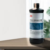 3M 高亮抛光中蜡 去除粗蜡圈痕漆面细小划痕瑕疵增加漆面亮度 85928 900ml 1瓶装