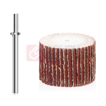 三葵 活柄砂布轮 20-80目 (棕色)
