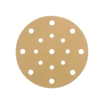 3M 干磨带孔砂纸 236U 17孔 360目 直径185mm (黄色)