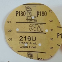 3m 粘胶砂纸 5孔 125180#