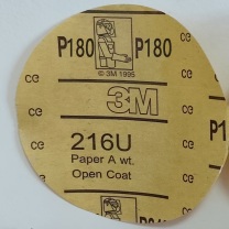 3m 黏胶砂纸 216U 125180#