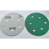 金太阳 打磨圆片 P60 5寸6孔 (绿色)