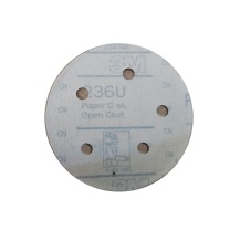 3M 砂纸片 236U 背绒P400, 5寸5孔 100片/盒