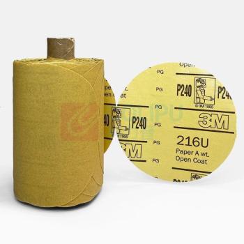 3M 砂纸 216U 180# 5寸 (棕色)