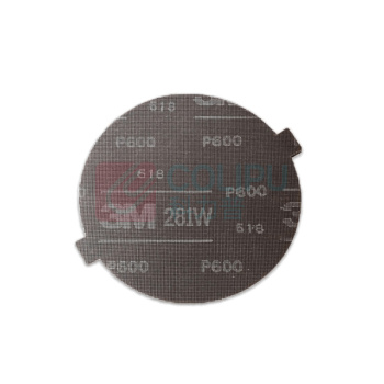 3M 网格砂磨片 281W 8寸P600,双耳,50片/盒