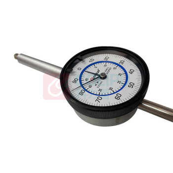 达时科 大量程百分表 5121-1215 尺寸:0-50mm*0.01mm 带耳后盖 宝石轴承