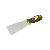 SGK 油灰刀 SKB2 材质:Q235钢、PVC 尺寸:宽度50mm*长度320mm*厚度315mm 耐热温度:200℃以下 (银色)