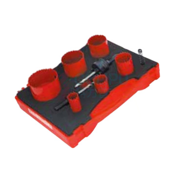 优迪卡 UTICA 9件变齿距维修工组套开孔器 MT40-401-799 9件变齿距维修工组套开孔器 起订量1