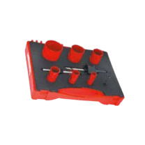 优迪卡 UTICA 9件变齿距电工组套开孔器 MT40-401-800 9件变齿距电工组套开孔器 起订量1