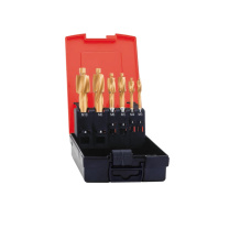 Format 平头锪孔钻套装 14100005 M3,M4,M5,M6,M8,M10 最小起订量1/材料 HSS, TiN coated